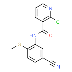 2-Chloro-N-[5-cyano-2-(methylsulfanyl)phenyl]nicotinamide picture