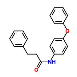 N-(4-Phenoxyphenyl)-3-phenylpropanamide Structure