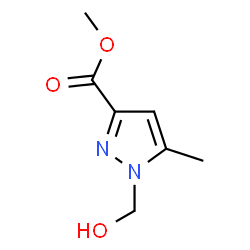 1H-Pyrazole-3-carboxylicacid,1-(hydroxymethyl)-5-methyl-,methylester(9CI)结构式