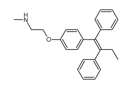 N-desmethyltamoxifen Structure