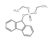 9-diethoxyphosphoryloxy-9H-fluorene结构式