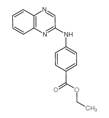 4-(喹恶啉-2-基氨基)苯甲酸乙酯图片