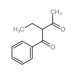 2-ethyl-1-phenyl-butane-1,3-dione结构式