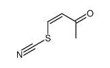 3-oxobut-1-enyl thiocyanate Structure