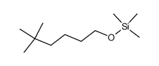 (5,5-dimethylhexyloxy)trimethylsilane Structure