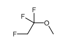 1,1,2-Trifluoro-1-methoxyethane Structure