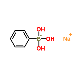 (三羟基)苯基硼酸钠结构式