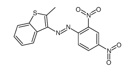 (2,4-dinitrophenyl)-(2-methyl-1-benzothiophen-3-yl)diazene Structure