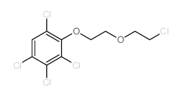 Benzene,1,2,3,5-tetrachloro-4-[2-(2-chloroethoxy)ethoxy]- structure