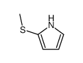 2-methylsulfanyl-1H-pyrrole Structure