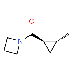 Azetidine, 1-[(2-methylcyclopropyl)carbonyl]-, trans- (9CI)结构式