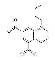 1-butyl-5,7-dinitro-3,4-dihydro-2H-quinoline Structure