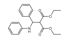 diethyl 2-(phenyl-(phenylamino)methyl)malonate Structure