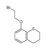 8-(2-bromoethoxy)-3,4-dihydro-2H-1-benzothiopyran Structure