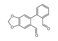 6-(2-formylphenyl)-1,3-benzodioxole-5-carbaldehyde Structure