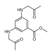 methyl 3,5-bis(2-oxopropylamino)benzoate结构式