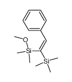 [(Z)-2-(Methoxy-dimethyl-silanyl)-2-trimethylsilanyl-vinyl]-benzene结构式