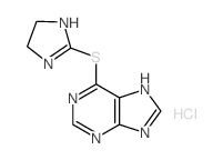 6-(4,5-dihydro-1H-imidazol-2-ylsulfanyl)-5H-purine picture