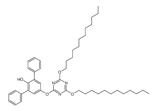 5'-(4,6-bis-dodecyloxy-[1,3,5]triazin-2-yloxy)-m-terphenyl-2'-ol Structure