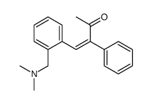 4-[2-[(dimethylamino)methyl]phenyl]-3-phenylbut-3-en-2-one Structure