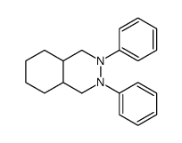 2,3-diphenyl-1,4,4a,5,6,7,8,8a-octahydrophthalazine结构式