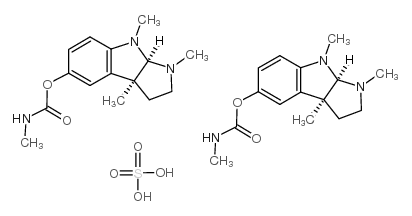 毒扁豆碱半硫酸盐结构式