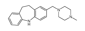 10,11-Dihydro-2-[(4-methyl-1-piperazinyl)methyl]-5H-dibenz[b,f]azepine结构式