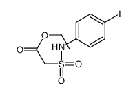 ethyl 2-[(4-iodophenyl)sulfamoyl]acetate Structure