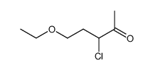 2-Pentanone,3-chloro-5-ethoxy- structure