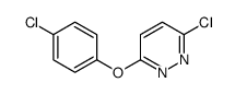 3-氯-6-(4-氯苯氧基)吡嗪结构式