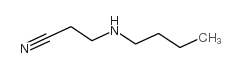 3-丁氨基丙腈结构式