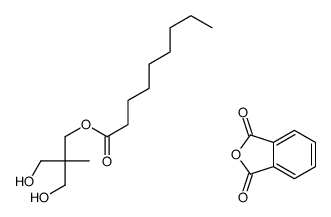 2-benzofuran-1,3-dione,[3-hydroxy-2-(hydroxymethyl)-2-methylpropyl] nonanoate Structure