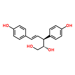 (2S,3S,4E)-3,5-Bis(4-hydroxyphenyl)-4-pentene-1,2-diol picture