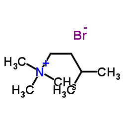 N,N,N,3-Tetramethylbutan-1-aminium bromide结构式