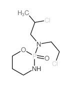 Tetrahydro-2-(N-(2-chloroethyl)-N-(2-chloropropyl)amino)-2H-1,3,2-oxazaphosphorine 2-oxide structure