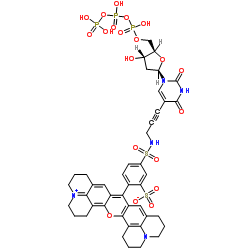 Texas Red-5-dUTP 三铵一钠盐结构式