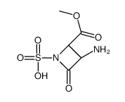 (2R,3R)-3-amino-2-methoxycarbonyl-4-oxoazetidine-1-sulfonic acid Structure