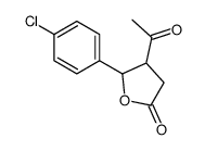 4-acetyl-5-(4-chlorophenyl)oxolan-2-one Structure