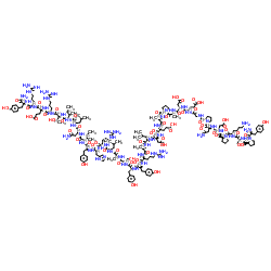 Neuropeptide Y (porcine) trifluoroacetate salt Structure