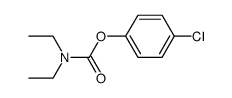 O-4-chlorophenyl diethylcarbamate Structure