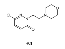 6-chloro-2-(2-(morpholin-4-yl)-ethyl)-2H-pyridazin-3-one hydrochloride Structure