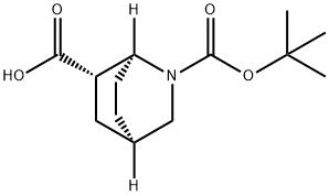 (1S,4R,6S)-2-(tert-butoxycarbonyl)-2-azabicyclo[2.2.2]Octane-6-carboxylic acid Structure