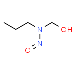 (Nitrosopropylamino)methanol Structure