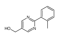 5-Pyrimidinemethanol, 2-(2-methylphenyl)- (9CI) structure