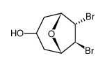 endo-3-hydroxy-trans-6,7-dibromo-8-oxabicyclo<3.2.1>octanes结构式