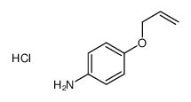 4-prop-2-enoxyaniline,hydrochloride Structure