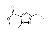 methyl 5-ethyl-2-methylpyrazole-3-carboxylate Structure