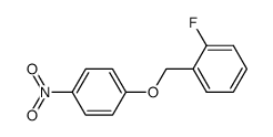 1-fluoro-2-(4-nitrophenoxy)-methyl-benzene结构式