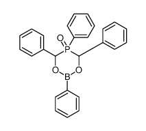 2,4,5,6-tetraphenyl-1,3,5λ5,2-dioxaphosphaborinane 5-oxide结构式