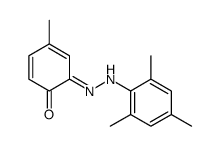 4-methyl-6-[(2,4,6-trimethylphenyl)hydrazinylidene]cyclohexa-2,4-dien-1-one Structure